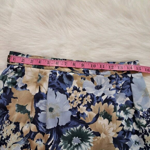 Paris Sport Club Floral Cotton Vintage Denim Skirt Size 12 - Picture 4 of 9